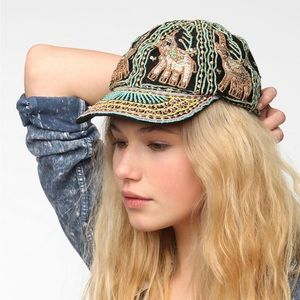 Staring at Stars Urban Outfitters Embroidered Embellished Baseball Hat